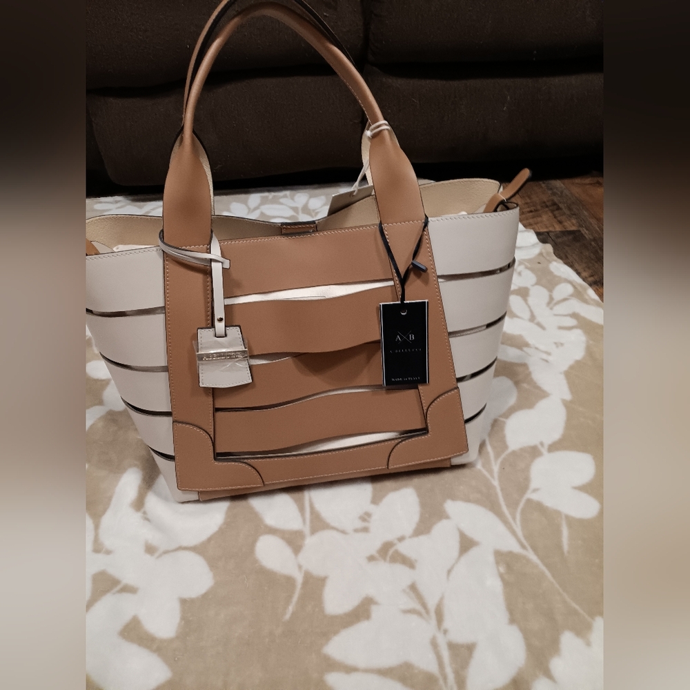 A.Bellucci Italian Leather Satchel